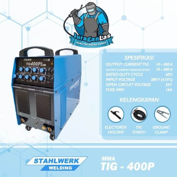 Mesin Las TIG-400 P DC TIG Pulse Stahlwerk - Image 2