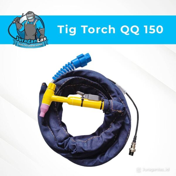 Tig Torch / Stang Argon Set Single Cable QQ 150 panjang kabel 4 meter