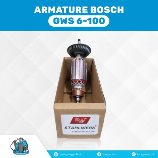 Armature Bosch GWS 6-100 / 5-100 merk Stahlwerk