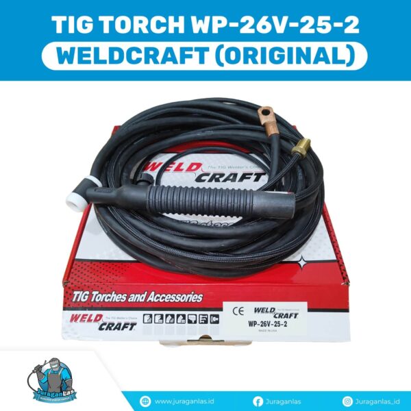 Tig Torch Set Double Cable WP-26V-25 Weldcraft