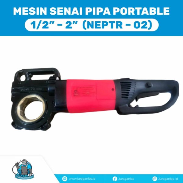 MESIN SENAI PIPA PORTABLE 1/2” – 2” (NEPTR – 02) - Image 2