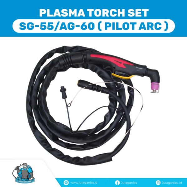 Stang Plasma / Plasma Torch Set tipe SG-55 / AG-60 panjang 5 Meter ( Pilot Arc )