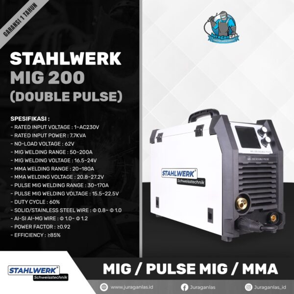 STAHLWERK MIG - 200 Double Pulse