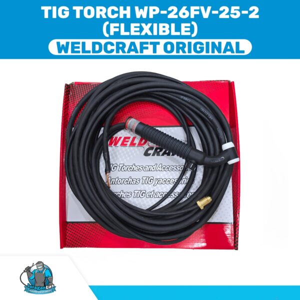 Tig Torch Set Double Cable WP-26VF-25 Weldcraft