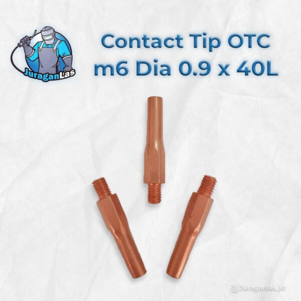 Contact Tip untuk Mig Torch tipe OTC diameter 0.9mm x 40L