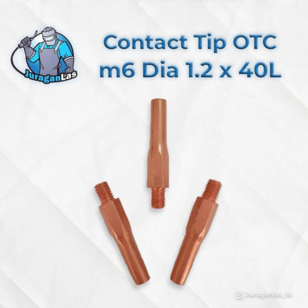 Contact Tip untuk Mig Torch tipe OTC diameter 1.2mm x 40L