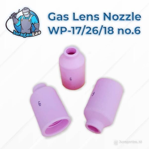 Keramik Gas Lens Nozzle u/ Wp-17, 26, 18 no.6