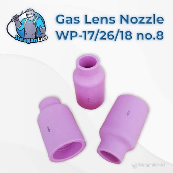 Keramik Gas Lens Nozzle u/ Wp-17, 26, 18 no.8