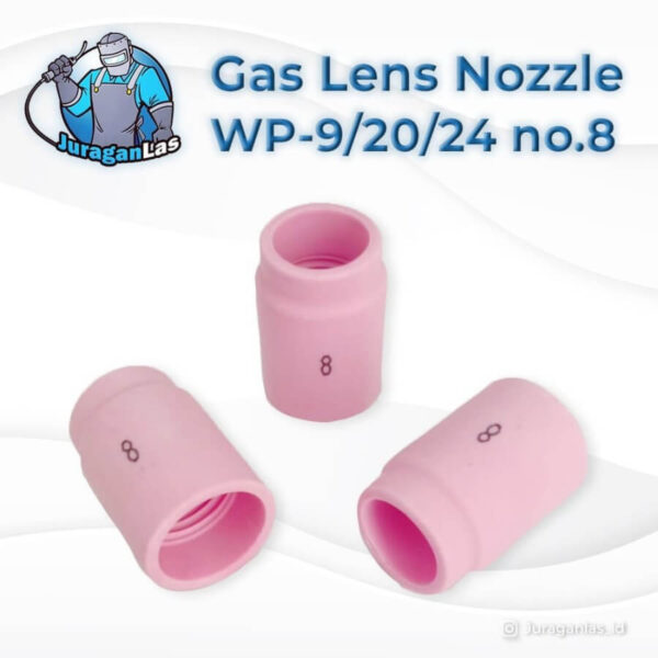 Keramik Gas Lens Nozzle u/ Wp-9, 20, 24 no.8