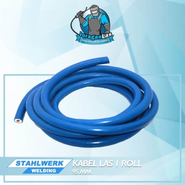 Kabel Las 95mm Stahlwerk full tembaga