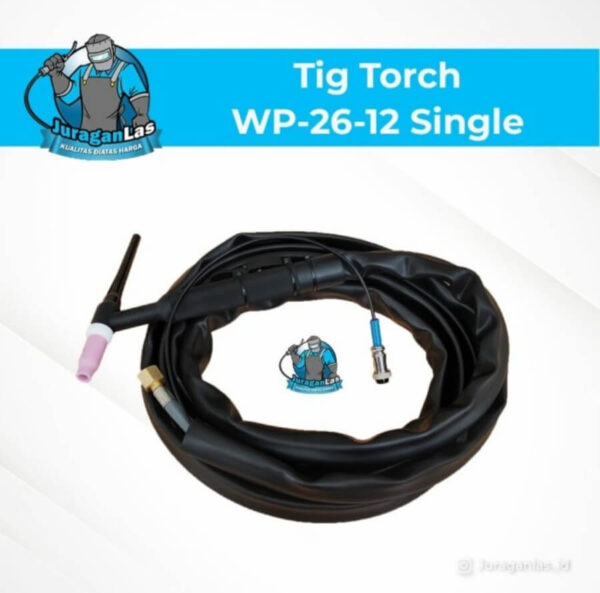 Tig Torch Set Single Cable WP-26 panjang kabel 4 meter