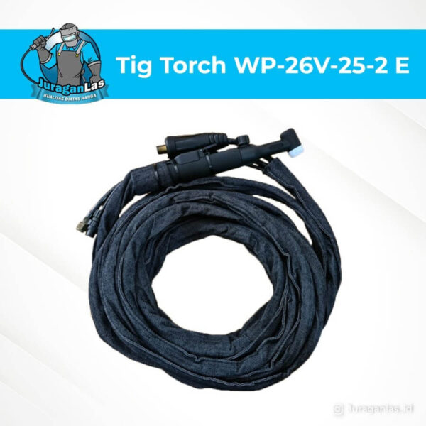 Tig Torch Set Double Cable WP-26V E panjang 8 meter